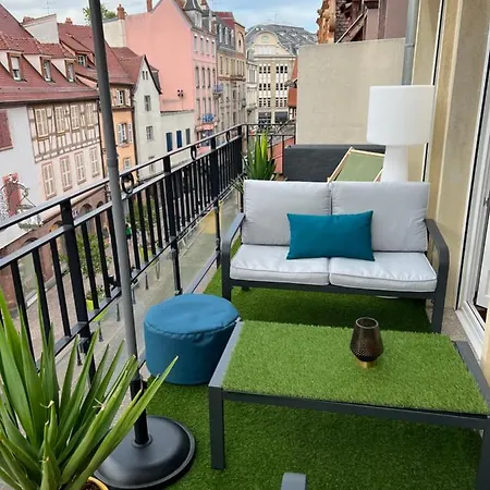 Apartment Magnifique 4 Personnes - 2 - 2 Sdb - Grande Terrasse Rue Des Tetes - Centre Colmar