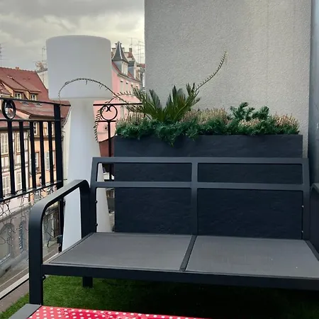Magnifique 4 Personnes - 2 - 2 Sdb - Grande Terrasse Rue Des Tetes - Centre Apartment Colmar